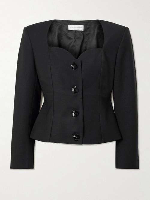 L'eclaireur Wool-blend Blouse - Black