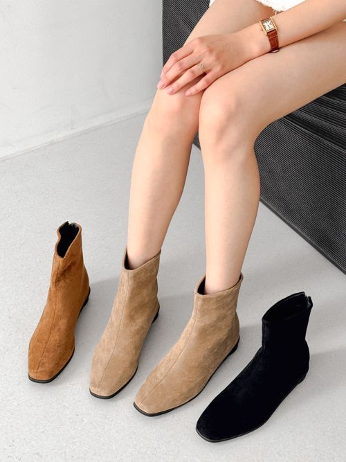 Everyday Brimac Suede Minimal Ankle Boots ED2559