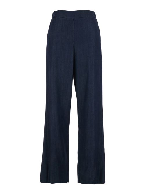 Technical Tencel Trousers — Blue