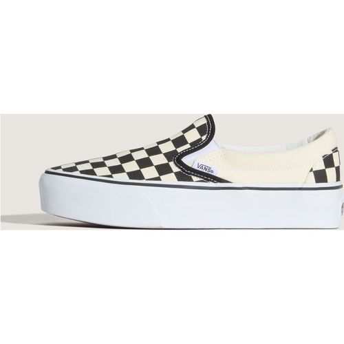 Vans Unisex Classic Slip-On Platform Slip On - Black Textile