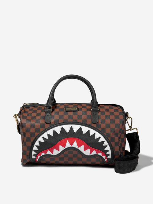 Kids Sawtooth Sharks In Paris Mini Duffle in Brown (33cm) One size By Childsplay Clothing