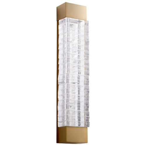 Kallick 2-Light 27" Wall Sconce in Aged Bra
