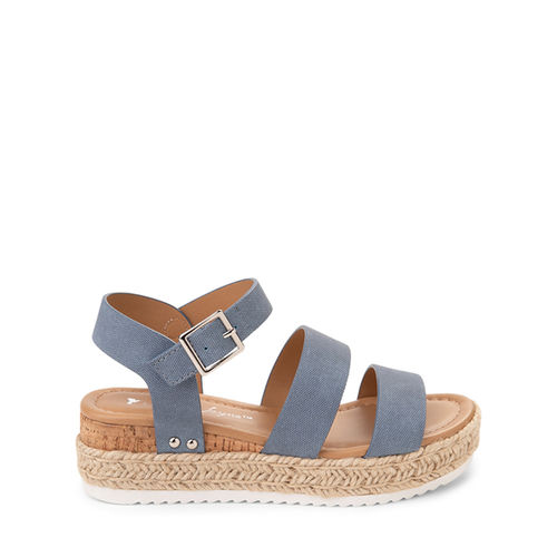 Sarah-Jayne Bryce Platform Sandal - Little Kid / Big Kid - Denim Blue