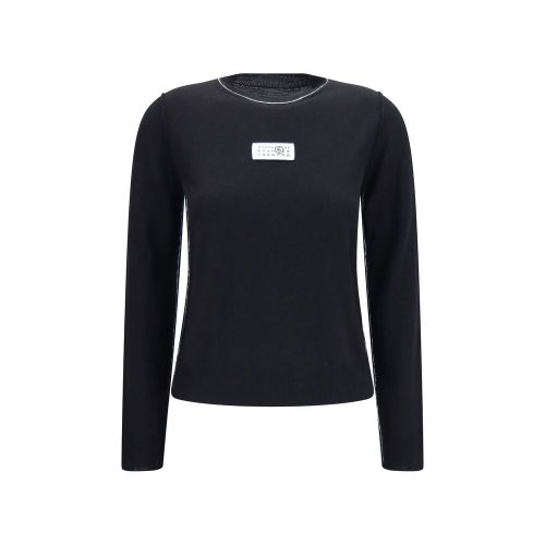 Merino Wool-Blend Sweater — Black