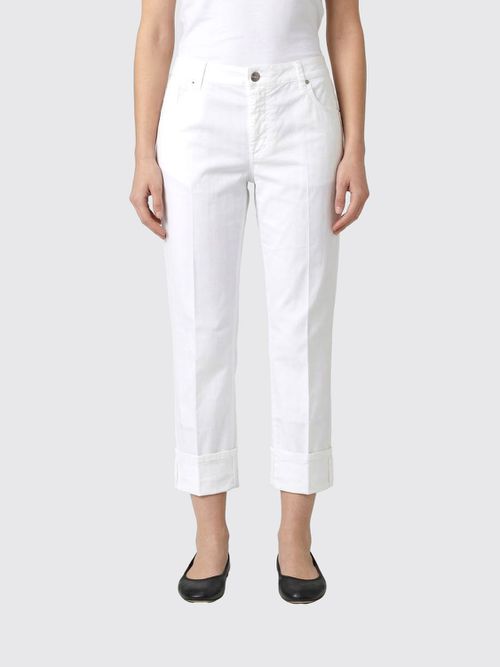 Jeans Woman color White