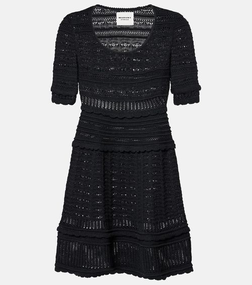 Abril knitted cotton minidress