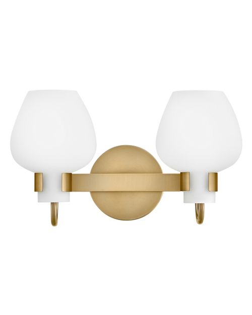 Heritage Brass LED Vanity from the Sylvie Collection