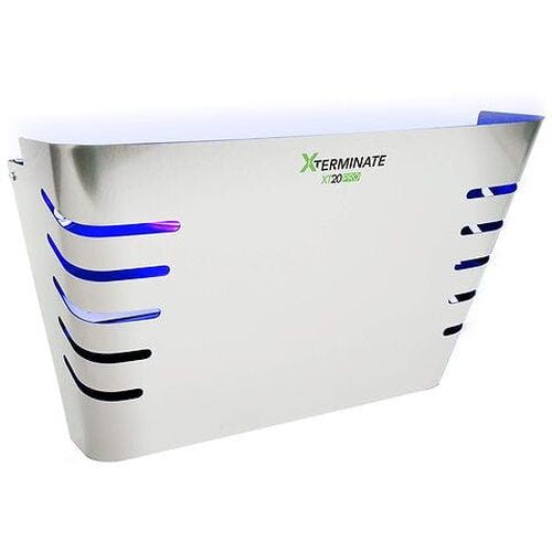Xterminate LED Wall Mounted Sticky Fly Trap Killer Glue Board Unit Electric 6W, Stainless Steel for Capturing Flie