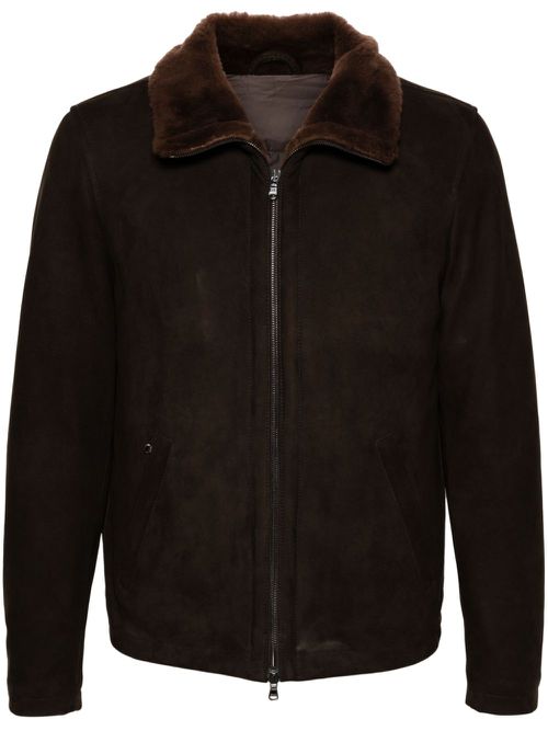 Dennis shearling jacket - Brown