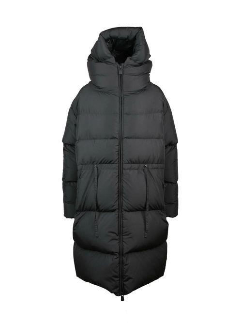 Black Polyester Cloud 105 Down Jacket