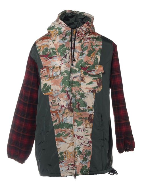 Gucci Pre-Owned 2019 graphic-print jacket - Green