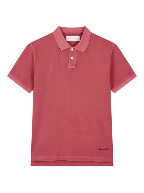 Piqué polo shirt - Red