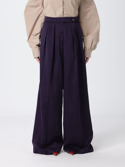 Pants Woman color Blue