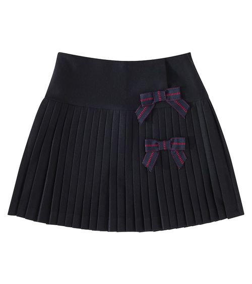 Patachou Bow-detail top and skirt set
