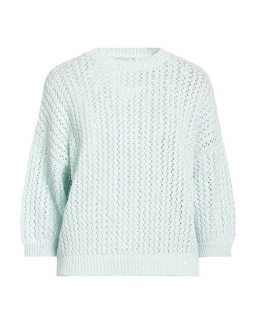 Woman Sweater Sky blue Size 6 Cotton, Polyester