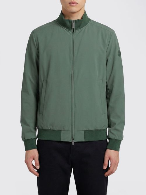 Coat Men color Green