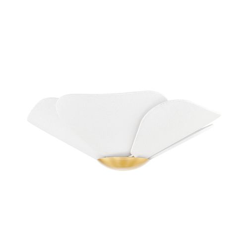Aged Brass LED Flush Mount from the Madeline Collection