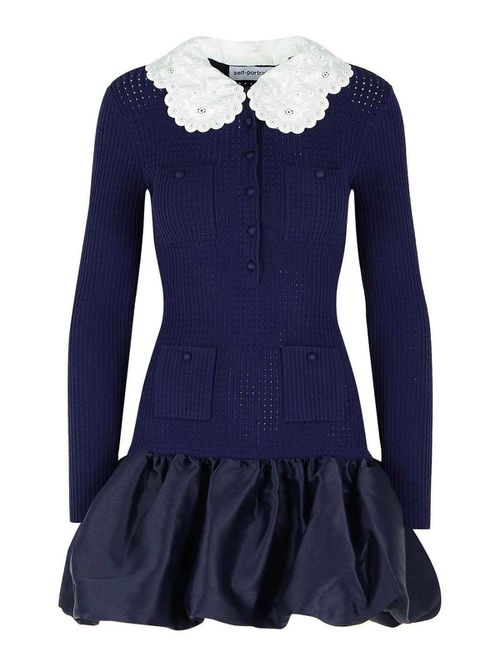Navy Viscose Dress
