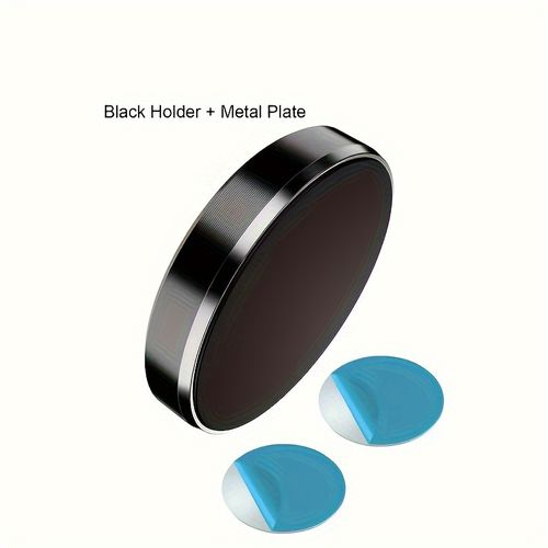 TEMU Universal Magnetic Car Phone Mount That Affixed To The Dashboard Or Wall, Compatible With For Iphone, , And Xiaomi Device