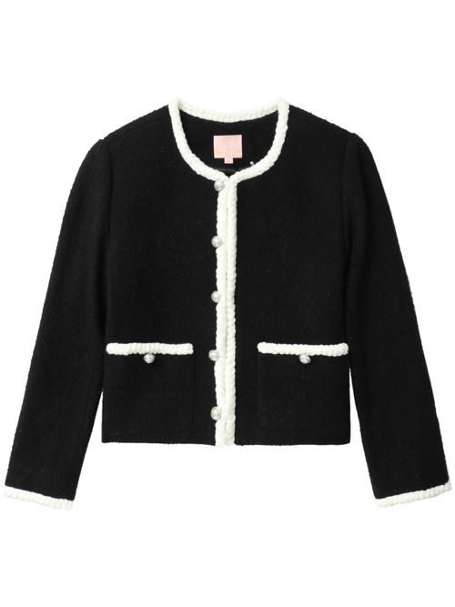Cropped jacket - Black