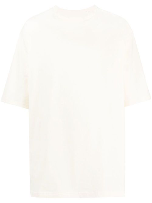 Short-sleeved jersey-knit T-shirt - Neutrals