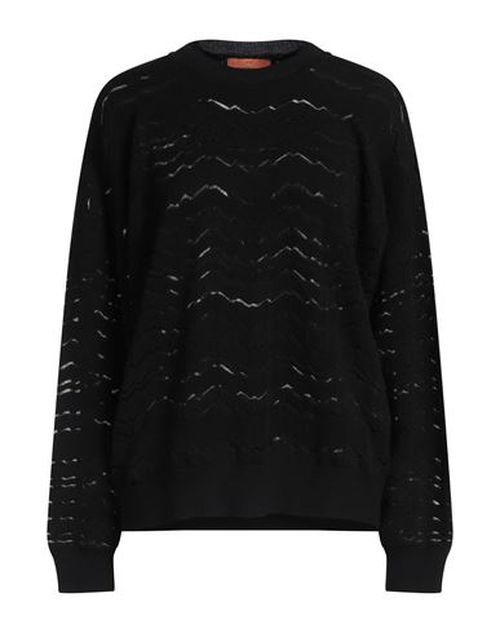 Woman Sweater Black Size L Viscose, Wool, Polyester