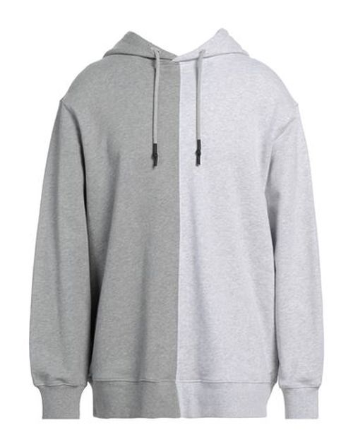 Dondup Man Sweatshirt Light grey Size L Cotton, Elastane