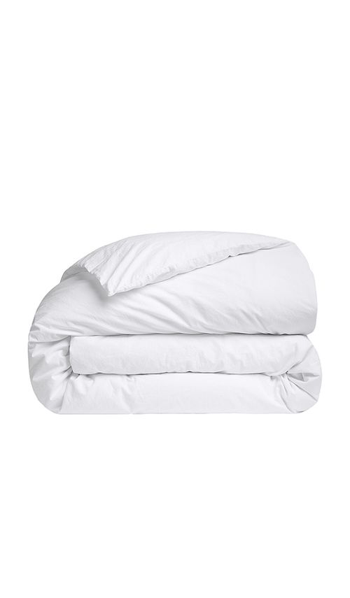 Parachute Brushed Cotton Duvet Cover in White. FULL/QUEEN. Also in QUEEN