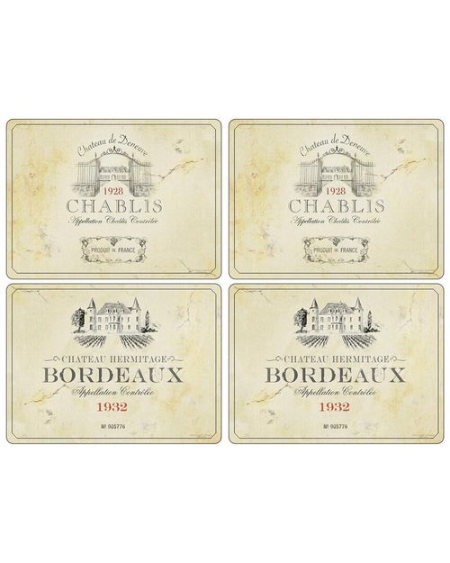 Pimpernel Vin De France Set of 4 Placemats
