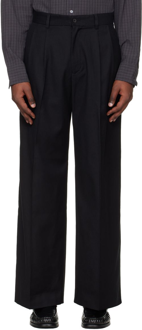 Black Loose-Fit Trousers