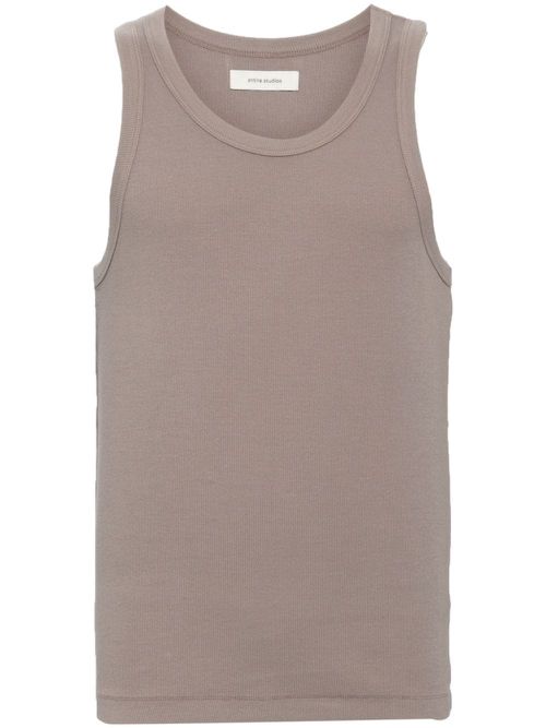 Cropped tank top - Grey