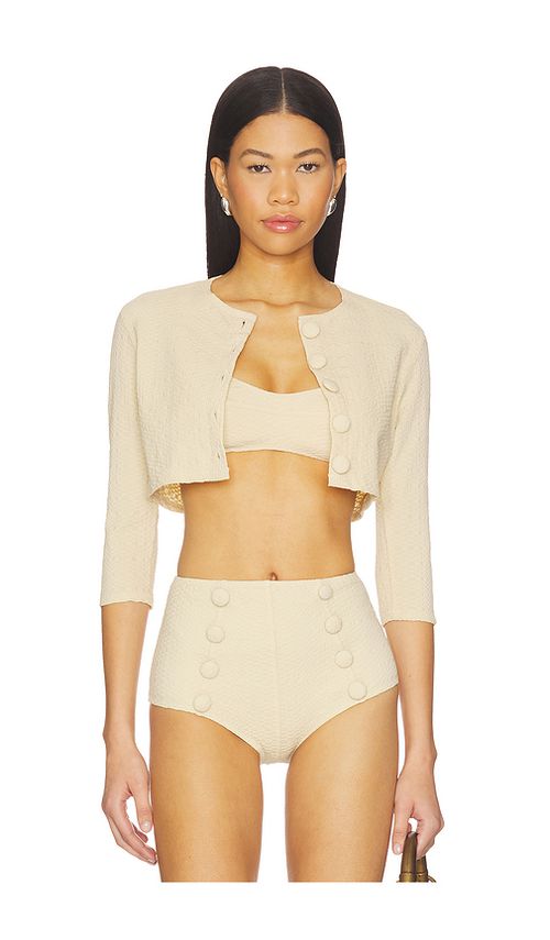 Lisa Marie Fernandez Cardigan in Cream. - XS also in S