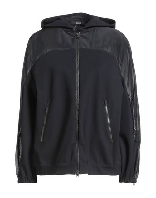 Woman Jacket Black Size 4 Polyamide, Elastane, Cotton, Viscose