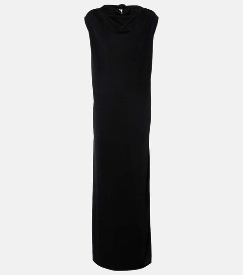 Tie-detail midi dress