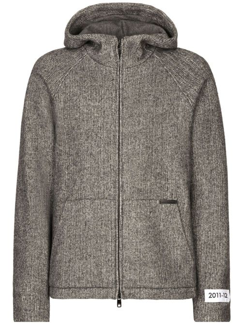 Hooded zip-up jacket - Grey
