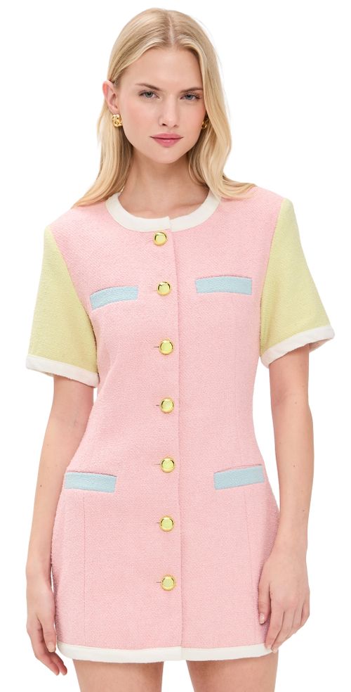 Taylor Dress Pink Multi