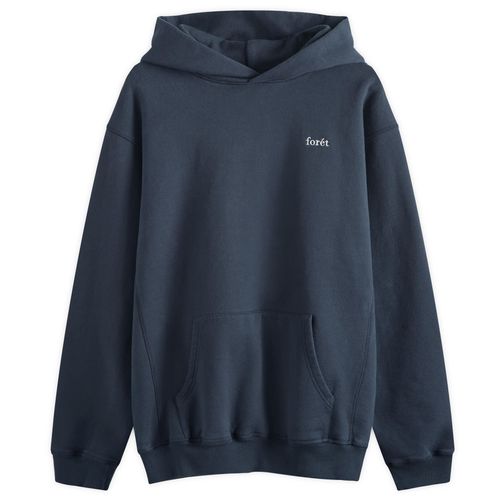 Men's Noon Hoodie in Navy, Size Medium