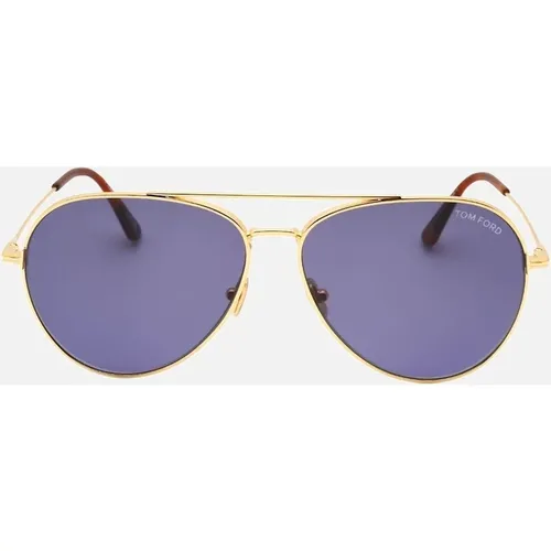 Men's Tom Ford Dashel-02 Shiny Deep Gold Sunglasses - Size: ONE size