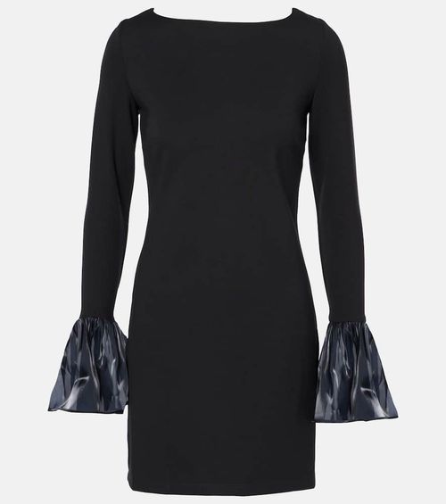 Hawthorne organza-trimmed minidress