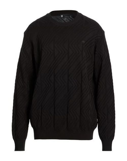 Man Sweater Black Size XL Organic cotton, Polyacrylic