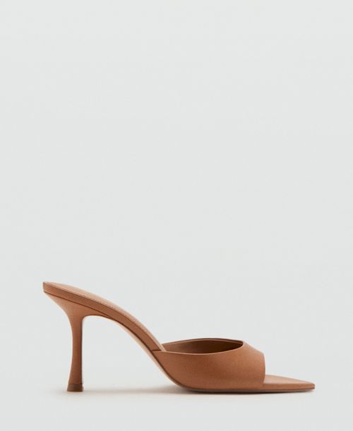 Women's Pointed-Heel Sandals - Leather