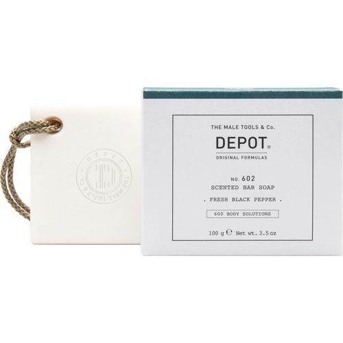 Depot, 600 Body Solutions No. 602, Botanical Complex, Cleanser, Fresh Black Pepper, Scented Soap, Spicy Notes, 100 g