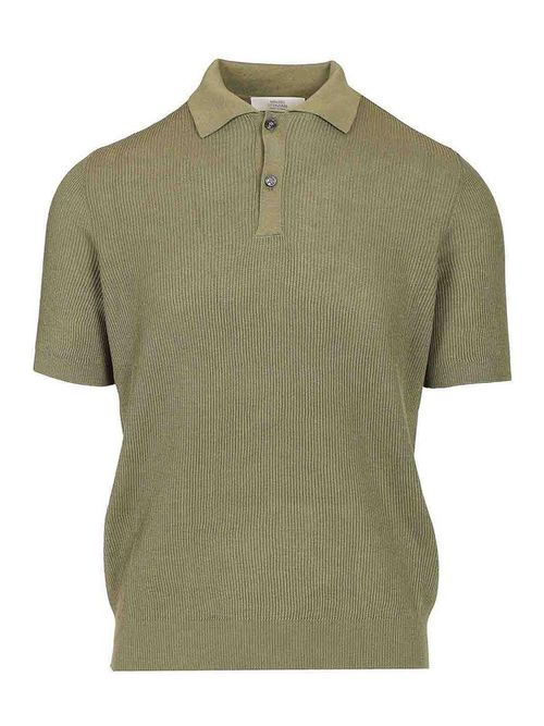 Ribbed Polo Shirt