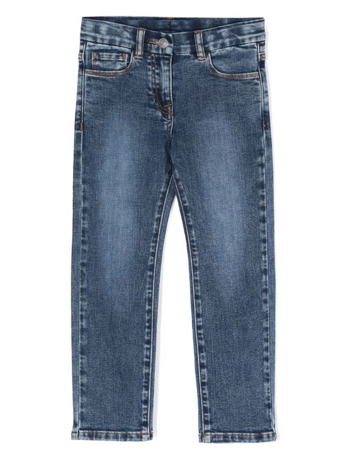 Eyelike-motif jeans - Blue