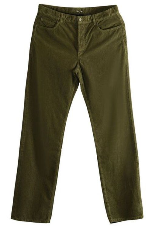 Saint Laurent Mid-Rise Corduroy Pants