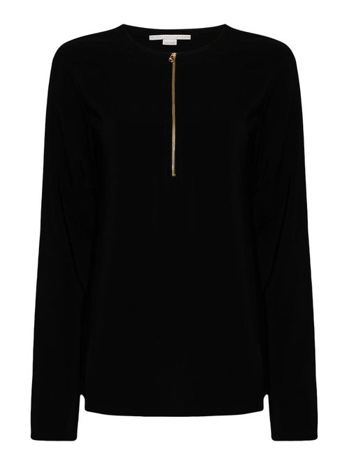 Iconic Zip Detailed Top