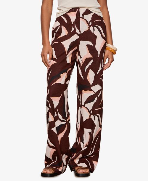 Women's Best Time Printed Mid-Rise Pants - Desertscape