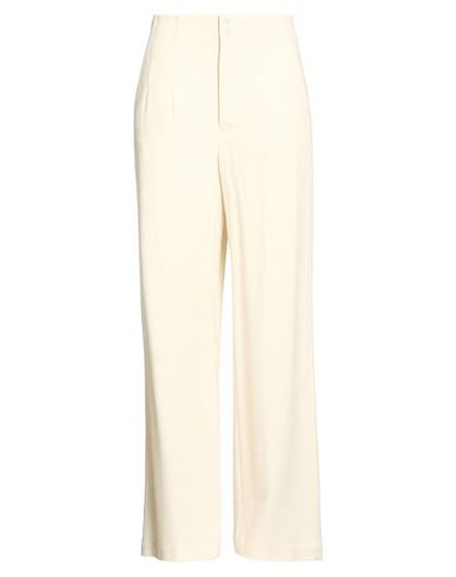 Woman Pants Ivory Size 8 Viscose, Wool
