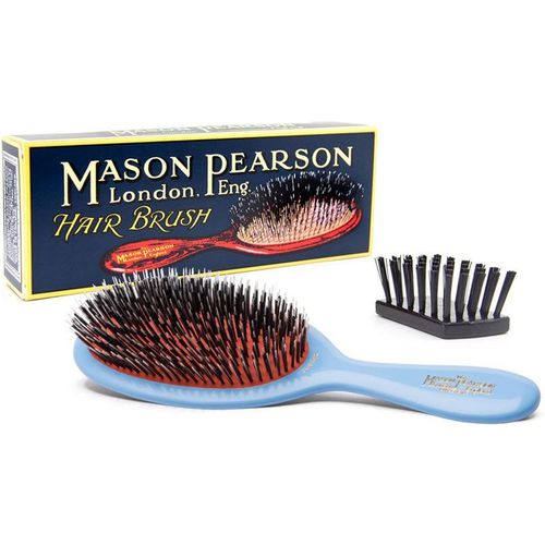 Medium Bristle & Nylon Junior Hair Brush Blue