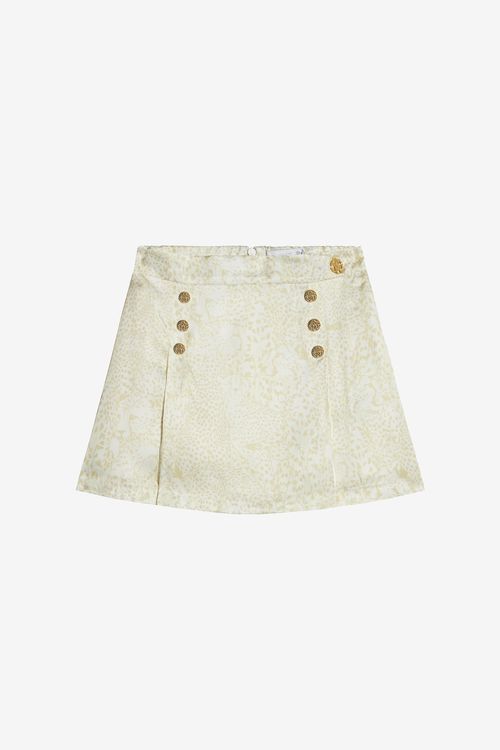 Skirt With Cheetahs And Cheetah Skin - Female Girls (4